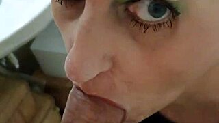 What if german prostitute milf sandra gives blowjob and swallows sperm in european action?