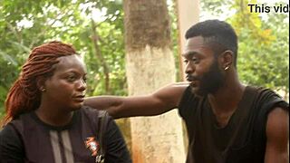 Tourist fucks blonde milf in public park during african cup of nations in yaoundé with rough pov action