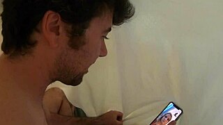 Why does this curvy blonde stepmom help her stepson cum so intensely in the bathroom?