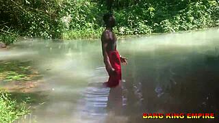 I'm turning this African mid-year festival into wild sex by fucking a village maiden with my amateur BBC skills