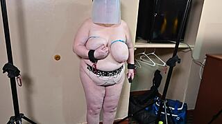 Slut sub curious fern endures tit suffering and udder busting in amateur roleplay with big tits and slow motion on March 14 2020. Homemade mature video shows consensual sensual submissive acts.