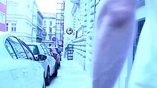 Come on brunette babe, suck that big black cock before double penetration in hot interracial threesome with assfucking