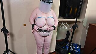 Slut sub curious fern endures tit suffering and udder busting in amateur roleplay with big tits and slow motion on March 14 2020. Homemade mature video shows consensual sensual submissive acts.