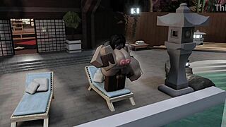 fucked my latina milf teacher with big tits at the pool