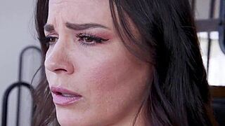 Huge Tits Milf Rides Relatives Huge Dick In Bondage Threesome With Deepthroat Domination And Choking Fetish Play