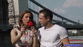 i love how this uk milf gets banged standing up by an aussie bloke in stockings and heels