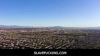 chloe surreal bounces her big natural tits during free use sex as slave