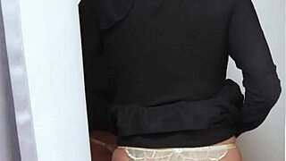 Hijab comes off and her limits vanish too with abi james connor kennedy!