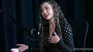 Compilados da jujube delícia no bora cast with bruna carlos in sheer red lingerie and group domination