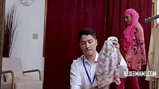 Hijab comes off and her limits vanish too with abi james connor kennedy!