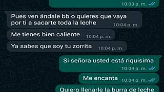 Con La Jefa De Mi Amigo Oscar Dona Mary Me Da Unas Mamadas Y Le Grabo El Culo