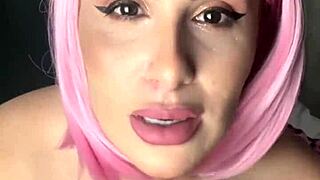 guiding your handjob while i masturbate my pink wet pussy smelling good with big tits and toys