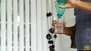 Hey, check out this daddy4k scene where dad and young girl have nice sex by the pool ending with cumshot in mouth