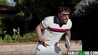 Pickleball Leads to FOURSOME STEP FAMILY SEX with Monster Cocks!
