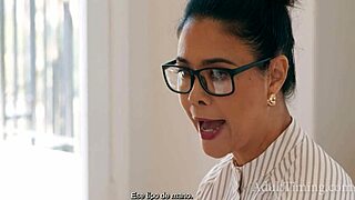 Does this hurt? Teacher Dana Vespoli asks while riding student Ricky Spanish in cowgirl for release.