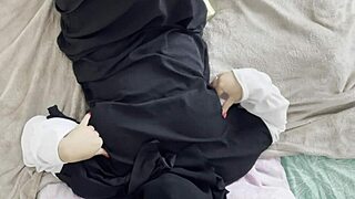 Moroccan sex features an Arab girl in hijab engaging in hardcore action with big ass and creampie. It includes wet pov moments and handjob elements.