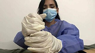 My patient got so hard i couldnt resist giving him a blowjob and handjob in hospital