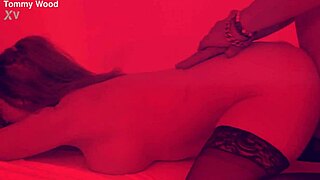 tiny amateur charli o with big boobs licks balls and rides huge white cock in missionary and doggy