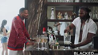 Blacked BBC hungry milf Serenity Cox experiences her first ever gangbang. She takes deepthroat blowjobs, cowgirl riding, doggystyle banging, and facial cumshots from multiple big black cocks.