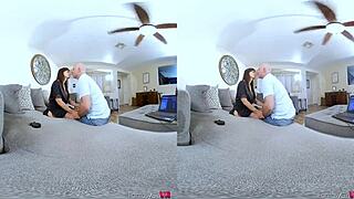 Hey Catalina Cruz, be my VR girlfriend in this mistress lingerie, stockings, and heels