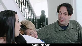 Step Daughter Cam Whore Fucked Hard by Stepdaddy While Stepmom Sleeps!