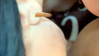 hey, check out this stepmom teaching her stepdaughter deep pussy licking and how to fuck in homemade video