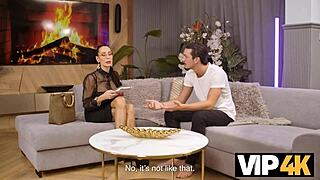 vip4k FUCK from the future features brunette teacher with big tits in private piercing sex