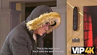 vip4k FUCK from the future features brunette teacher with big tits in private piercing sex