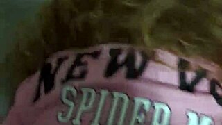 nerdy amateur milf bends over in pov for rough doggystyle creampie while begging to get pregnant and bred