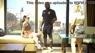 Who knew sucking big black cock through a mask could be this wild!