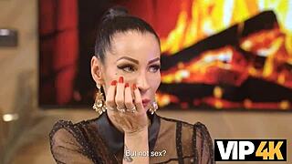 vip4k FUCK from the future features brunette teacher with big tits in private piercing sex