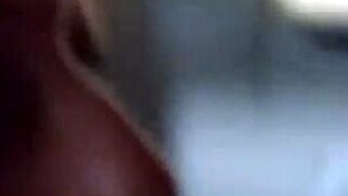 amateur milf candi annie sucks cock and swallows mouthful of cum from fan in rv