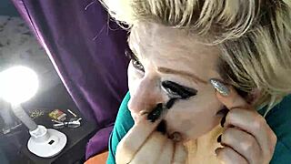 Makeup lessons explode from famous married Russian porn star Aimee Hot MILF aka AimeeParadise!