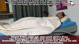 German Old Stepmom Takes Care Of Stepson With Taboo Cougar Sex In Retro Roleplay Scene