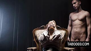 Blonde doctor Nikky Thorne faces domination in double penetration with her patient.