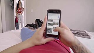 veronica avluv as stepmom sucks and fucks doggystyle with cumshot in hardcore reality scene