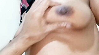 Muslim step brother thrusts big cock into hindu step sister's tight black pussy with rough missionary moans and clear hindi audio