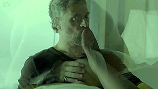 nylons and high heels spark my filthy desires with wet pussy and footjob waiting