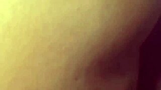 hey check out this bbw blonde masturbating with her big tits until she cums hard