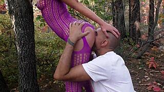 he said he wanted to lick my pussy then fuck me hard in the forest