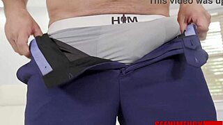 bearded hunk ramon nomar gives val steele a lusty rimming and footjob quickie