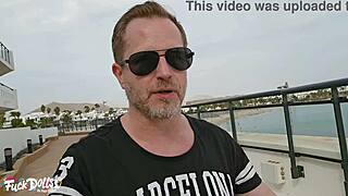 Come on, let's get into this hardcore fuck on the beach with me, Lynna Nilsson, ending in cum in mouth!