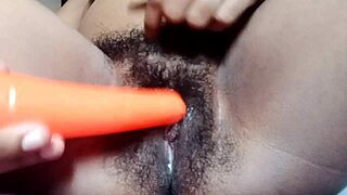 Big-tit brunette stepmom wants to enjoy her day with anal and pussy fun