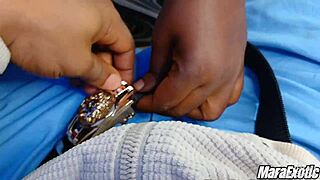 The hot stepmom dives into sucking and slopping on that big cock. She swallows the cum right in her mouth.