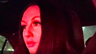 Italian Long Hair Big Tits Milf Artemisia Love Sexy Solo Car Ride Flashing Juicy Boobs