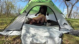 So, how does this wife handle taking multiple big cock cumshots over and over while husband watches?