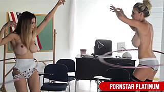 Eager Mature Cougar Puma Swede Shows Big Tits And Skinny Legs In Lesbian Play