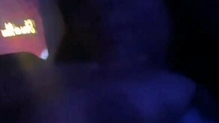 Carmen Hayes Reveals Her Massive Ebony Boobs While Dancing And Stripping In The Night Club With Ripped Clothes