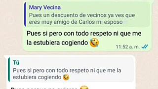 Chat con doña mary y me manda videos bailando desnuda