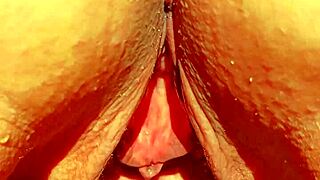 Maturemons sexy mature shows off huge meaty pussy gape 😏